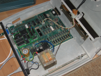 the test system opened