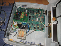 the prototype board installed in an 8296
