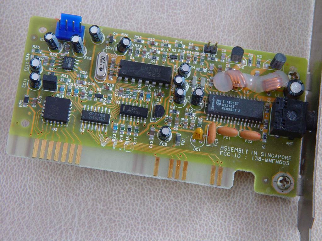 Aztech ISA FM radio card