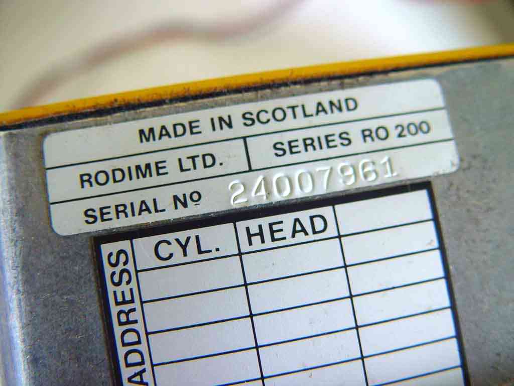 Rodime type label