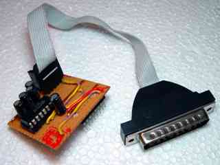 RS232 board physical layout